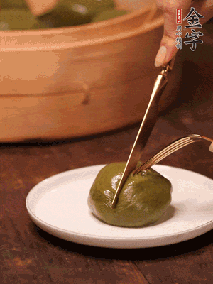 軟軟糯糯，香味可以秒殺99%的成品青團