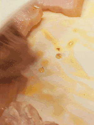 另起一鍋，將咸肉、鮮肉 翻炒出香味